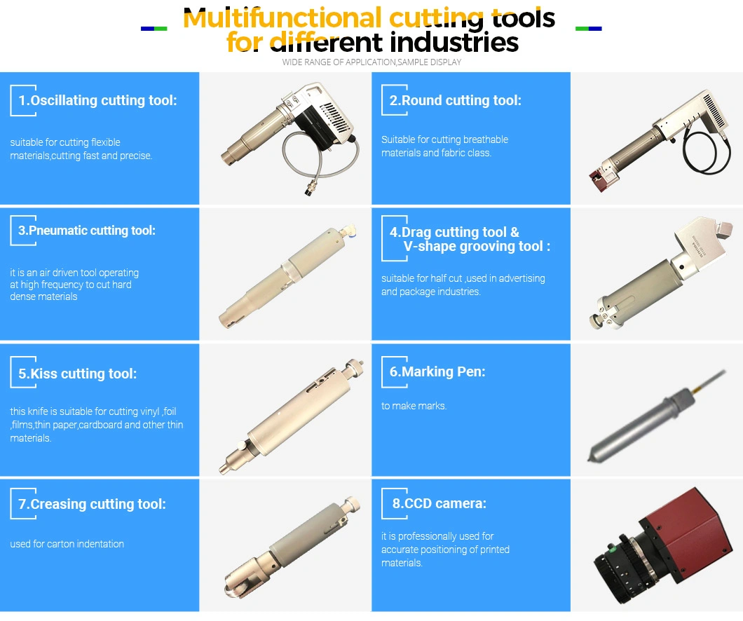 Digital Sponge Rubber Cutting Machine Oscillating Knife Made in China